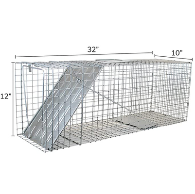 el Pvc de 2m m Dia Live Cage Traps Galvanized Or cubrió