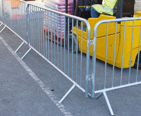 el PVC de las puertas de las barricadas del tapón de 42m m O.D. Powder Coating Crowd cubrió