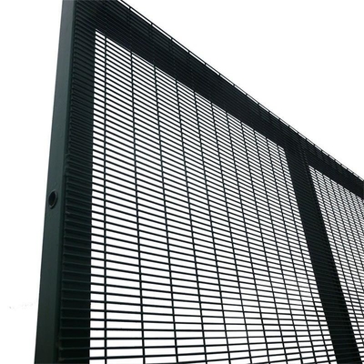 El PVC de Mesh Fence Panel del alambre del poste 358 del cuadrado de TLSW cubrió