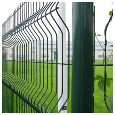El cuadrado TL-63 curvó el PVC de Mesh Fence Green del alambre 3D cubierto
