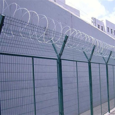 3D soldó con autógena 358 la seguridad comercial Mesh Panels Fence For Airport