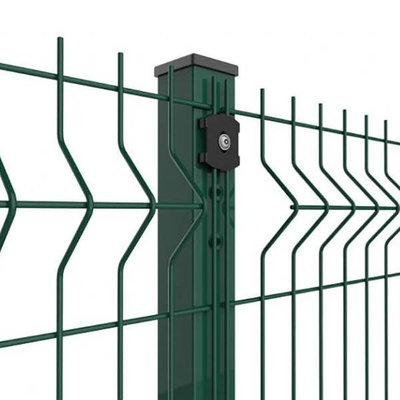 3D el alambre amarillo Mesh Fence ISO9001 soldó con autógena el alambre Mesh Garden Fence