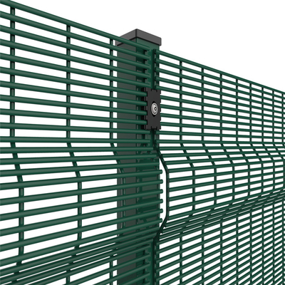 Cerca verde oscuro 3D Panel Triangle Bending de RAL que teje 6005 40x60x2m m