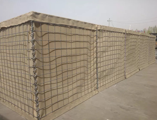 Alambre militar galvanizado de las barreras 4.0m m 5.0m m de Hesco del control de inundaciones