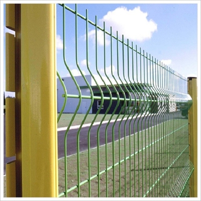 El Pvc cubrió el alambre soldado con autógena sumergido caliente Mesh Fence Panel 3d con curvas