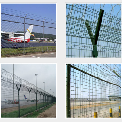 cerca Residential Airport Fencing del alambre de púas de 4.00m m 4.50m m 5.00m m