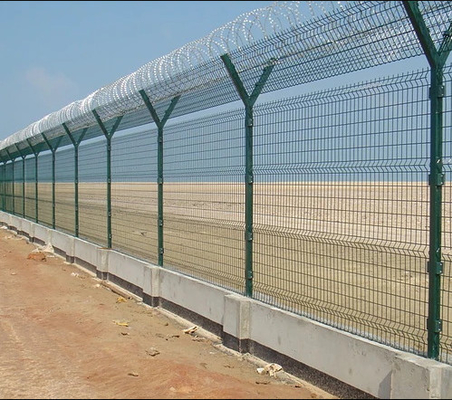 El cercado del perímetro del aeropuerto de la prueba de la putrefacción galvanizó seguridad de la altura de los 2.4m alta