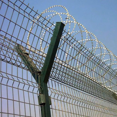 El cercado del perímetro del aeropuerto de la prueba de la putrefacción galvanizó seguridad de la altura de los 2.4m alta