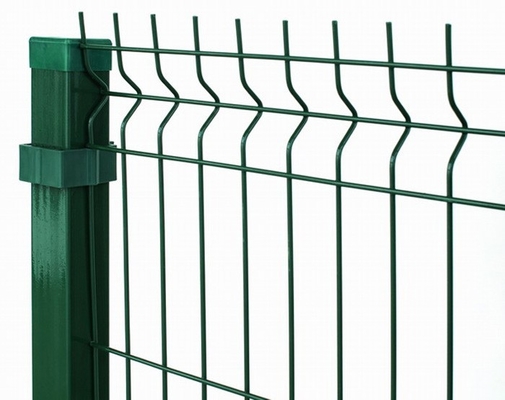 Pulverice el alambre soldado con autógena curvado revestido Mesh Panels de Mesh Fence 3d del alambre los 0.9m-2.4m