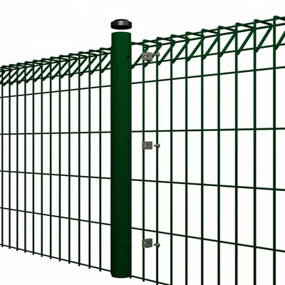 Pulverice el alambre soldado con autógena curvado revestido Mesh Panels de Mesh Fence 3d del alambre los 0.9m-2.4m