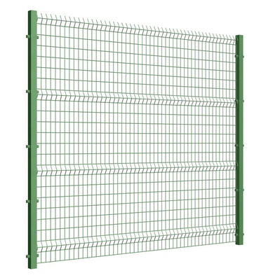 El PVC cubrió la cerca Rustproof de Mesh Fence Welded Curved Mesh del alambre 3D de los 2.5m