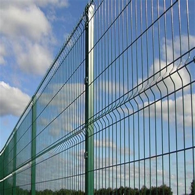 Altura decorativa de Mesh Fence Green Vinyl Coated 1030m m del alambre del hierro labrado 3D