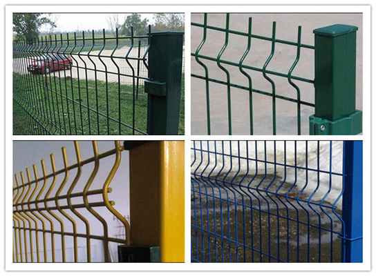 alambre soldado con autógena con curvas 3D Mesh Fence For Outdoor Decorative del diámetro de 4.0m m