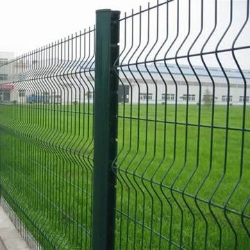 Alambre chino de alta calidad Mesh Fence de Panel Curvy Welded de la cerca del jardín de la fábrica 3D de Anping TLWY con los postes del melocotón