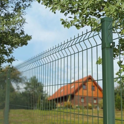 postes de Mesh Fence Panel With Peach del alambre del jardín 3D de 3m m 4m m 4.5m m